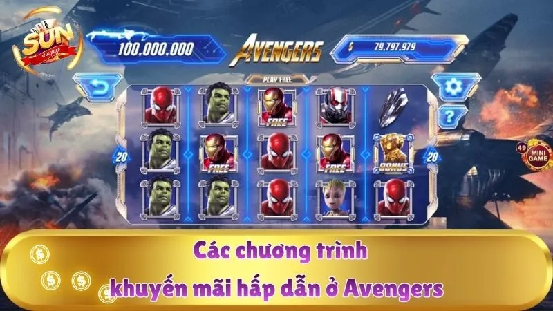 Các chương trình khuyến mãi hấp dẫn ở Avengers