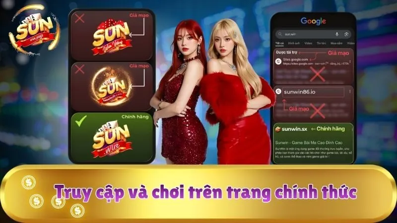 Chỉ truy cập và chơi trên trang chính thức