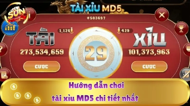 Hướng dẫn chơi tài xỉu MD5 chi tiết nhất