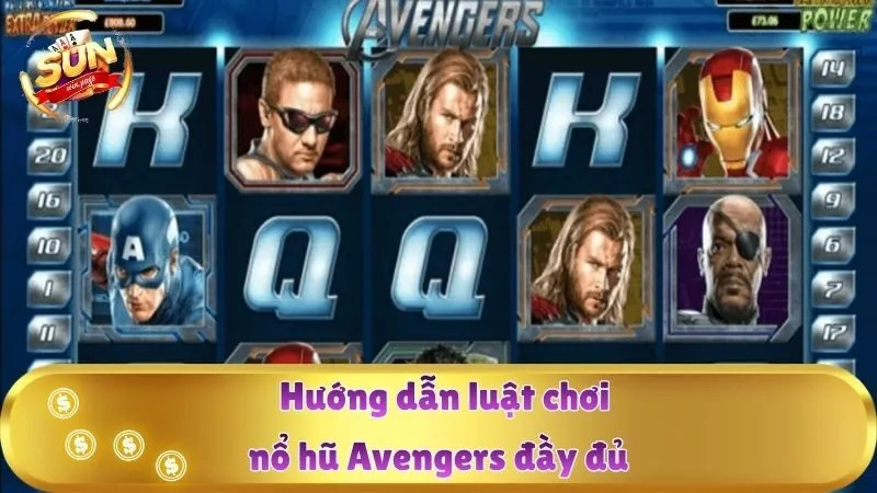 Hướng dẫn luật chơi nổ hũ Avengers đầy đủ